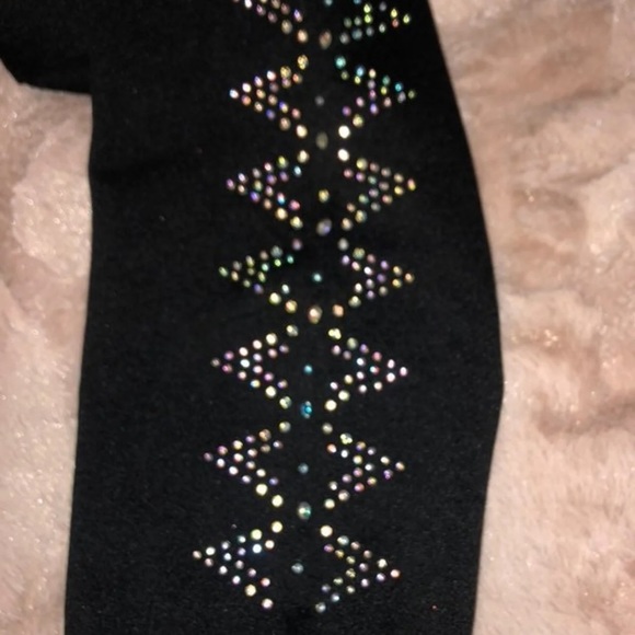 iridescent gemmed leggings - Picture 2 of 11